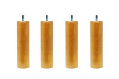 Promo matelas Pieds de lit cylindriques - Naturel