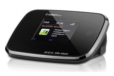 Albrecht DR 52 CA, Horloge, Num&eacute;rique, DAB,DAB+,FM, Noir, Num&eacute;rique, Externe