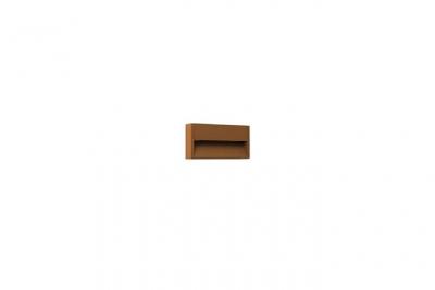 Faro grada-2 - applique murale ext&eacute;rieure &agrave; led rouille 6w 3000k ip54