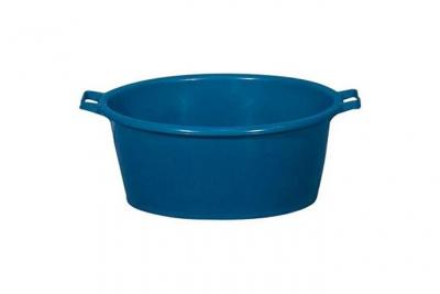 Aluminium et Plastique RIVBQOV Baquet Ovale Plastique Bleu 45 L