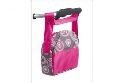 Bayer Chic 2000 853 87 Sac &agrave; langer pour poussettes de poup&eacute;es. Fuchsia avec motifs