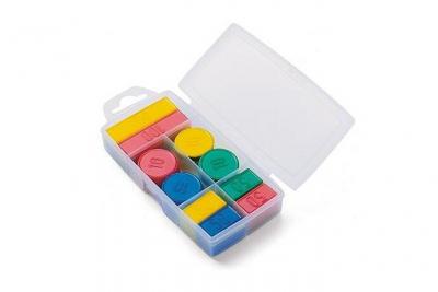 Jeujura - 8986- Jeux de Soci&eacute;t&eacute;-Boite 100 Jetons en Plastique