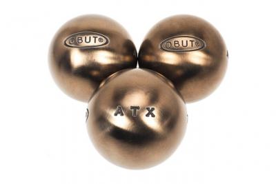 Boules De P&eacute;tanque Obut Atx Competition 75mm M Argent M&eacute;talis&eacute; 57436