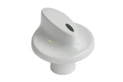 Bouton Bruleurs Gaz Blanc Pour Cuisiniere Indesit - C00117525