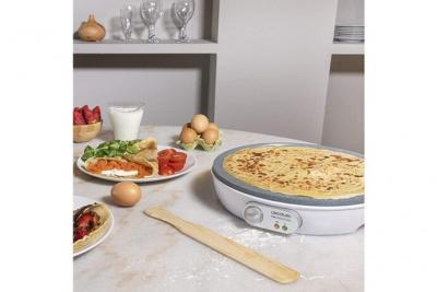 Cr&ecirc;pi&egrave;re &eacute;lectrique 1000w noir blanc