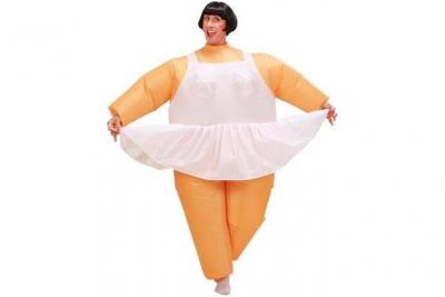D&eacute;guisement humoristique ballerine gonflable adulte taille unique