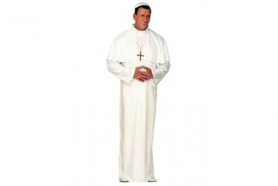 Costume De Pape Blanc Taille : M