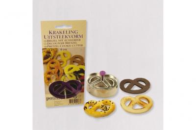Patisse 2048416 emporte-pi&egrave;ce bretzel mit &eacute;jecteur inox 6 cm