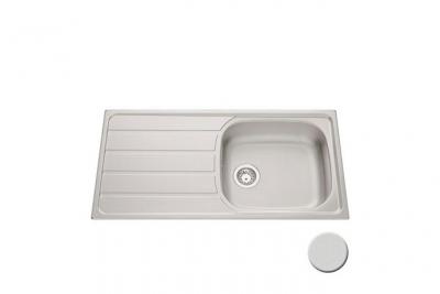 Vier inox mini structure Luisina rock 1 grand bac 1 &eacute;gouttoir - inox