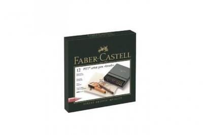 Faber Castell Fabercastell Pitt 12 Brustel Laddies Case Multicolore
