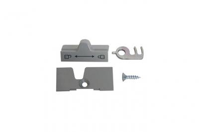 Fermeture de porte compl&egrave;te grise pour r&eacute;frig&eacute;rateur dometic