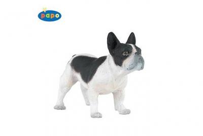 PAPO 54006 Figurine Bouledogue fran&ccedil;ais noir et blanc