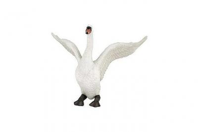 Papo-Cygne Blanc LA Vie Sauvage Animaux Figurine, 50115, Cygne Blanc