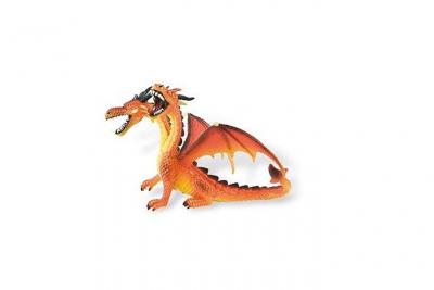Bullyland - 330231 - Dragon &Agrave;&nbsp; Deux T&ecirc;tes - Orange