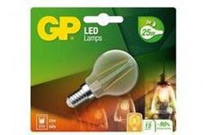 Ampoules &agrave; &eacute;conomie d'&eacute;nergie GP LED FILAMENT MGLOBE E14 2W-25W