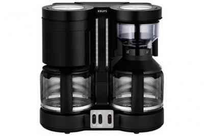 Krups Duothek Plus KM 8508 - Cafeti&egrave;re/th&eacute;i&egrave;re - 10 tasses - noir