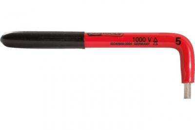 Ks tools cl&eacute; m&acirc;le coud&eacute;e &agrave; six pans creux avec rev&ecirc;tement isolant, 6