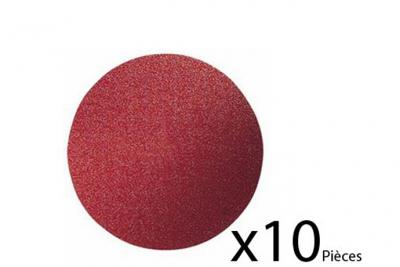 Feuilles abrasives, set de 10 pi&egrave;ces 115 mm, 80