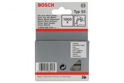 Bosch 2609200216 Agrafe &agrave; Fil Fin Type 53 11,4 X 0,74 X 10 Mm