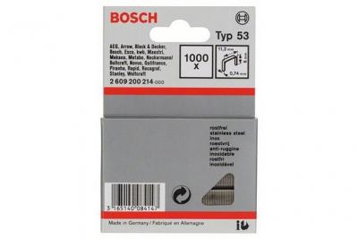 Bosch 2609200214 Agrafe &agrave; Fil Fin Type 53 11,4 X 0,74 X 6 Mm