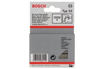 Bosch 2609200215 Agrafe &agrave; Fil Fin Type 53 11,4 X 0,74 X 8 Mm