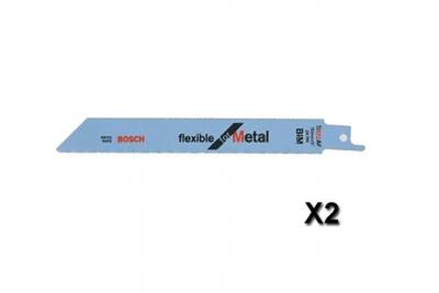 Bosch 2608656038 Lot De 2 Lames Pour Scie Sabre / De Long S 922 Ef