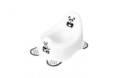 Keeeper Panda Pot pour B&eacute;b&eacute;, De 18 Mois &agrave; 3 Ans Environ, Antid&eacute;rapant, Adam, Blanc
