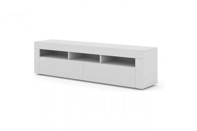 Meuble tv mural et sur pied moreno 160 blanc mat
