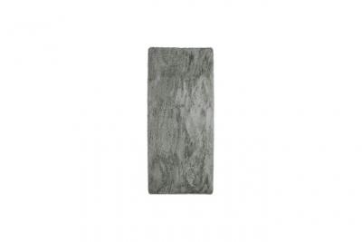Tapis &agrave; Poils Longs Extra-Doux, 80cm x 180cm, Gris Clair