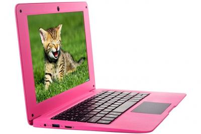 Ordinateur portable de 10,1 pouces windows 10 usb 3.0 wifi hdmi rose