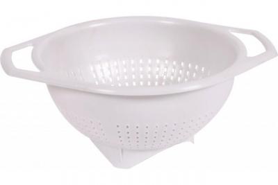 EDA - Passoire plastique 2.5L &agrave; pied Blanc c&eacute;rus&eacute;