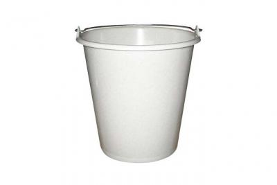 Aluminium et plastique seau 5l*gris mouchete *rivaton*s5