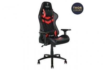 Chaise gaming Alpha Omega Players Berserker Thor Luxury Noir et Rouge