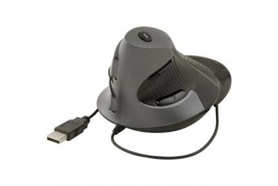Delux V-Care M618 - Souris - laser - filaire - USB - gris 