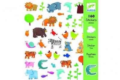 Djeco - 160 stickers Animaux