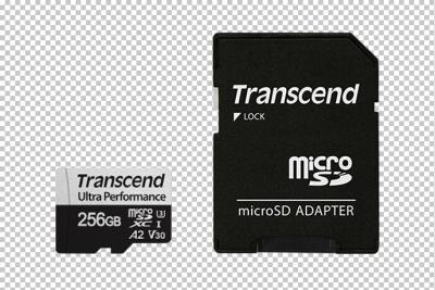 Transcend microsdxc 340s 256gb class 10 uhs-i u3 a2 DFX-610297