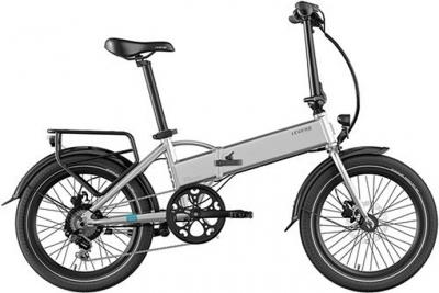 V&eacute;lo Electrique Legend Monza Argent - Pliant - 20 Pouces - 250 W - Batterie int&eacute;gr&eacute;e 36V 14Ah