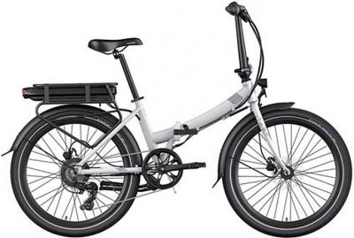 V&eacute;lo &Eacute;lectrique Legend Siena Blanc Arctic Pliable - 24 "" - 250 W - Batterie 36V 14Ah