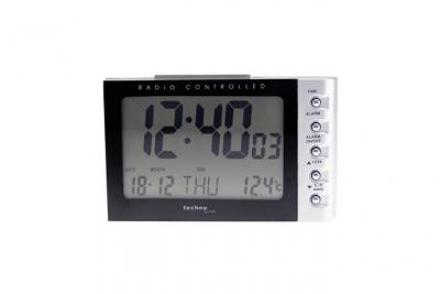 R&eacute;veil radiopilot&eacute;(e) Techno Line WT 188 argent, noir 