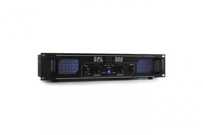 Skytec SPL 500 Amplificateur 2x 250W EQ - Amplificateurs de puissance bicanaux