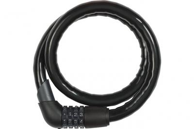 Abus Tresor 1360 C&acirc;ble antivol &agrave; combinaison Noir 110 cm
