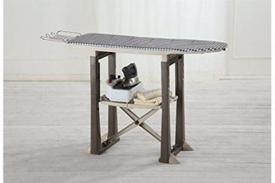 Bama trend table &agrave; repasser, plastique, taupe, 137x 40x 92cm