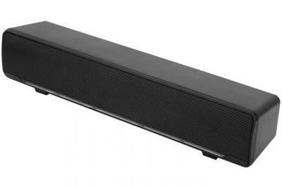 Barre de Son Filaire avec LEB bleu 3W noir vendos85
