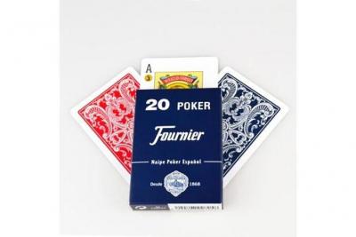 Fournier Baraja N20-55 Spanish Poker Letters Multicolore