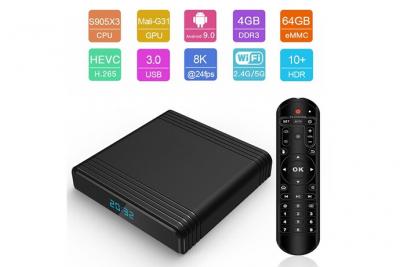 Mini pc octa core 1.5ghz 3go ram box tv android 6.0 kodi 4k wifi 32go