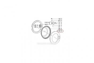 Cadre de hublot exterieur pour lave linge - 8343774 