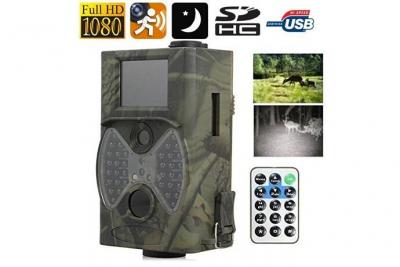 Cam&eacute;ra infrarouge full hd 1080p chasse d&eacute;tecteur mouvement gibier pile