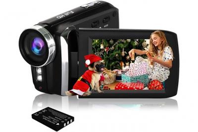 Cam&eacute;scope num&eacute;rique Full HD de 2,8 pouces 1080P 24 P noir gris