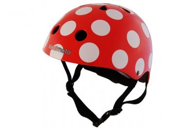 Casque enfant Kiddimoto Red And Dotty- S (48-53 cm)