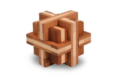 Fridolin - 17457 - Puzzle en bambou - Double Crois